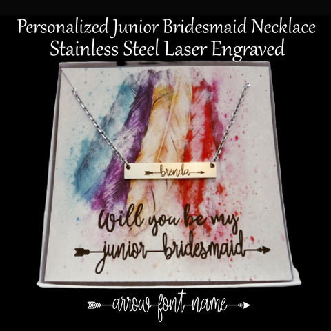 Personalized Junior Bridesmaid Gift/Jr Bridesmaid Proposal/Will You Be My Junior Bridesmaid Gift/Gift For Jr Bridesmaid FREE SHIPPING