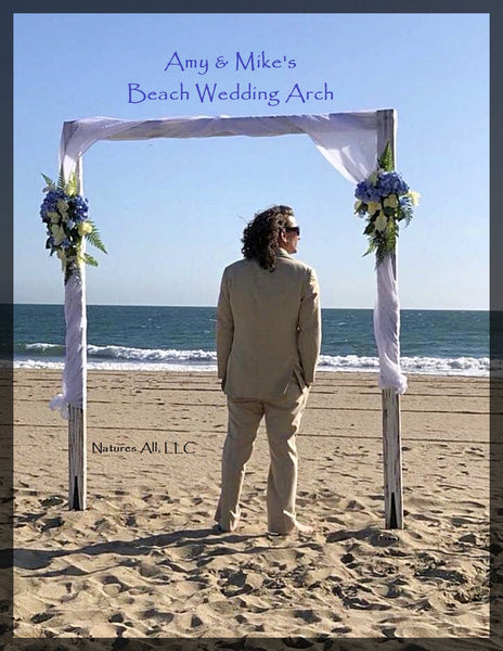 Wedding Arch/Wedding Arbor/Rustic Wedding Arch With Platform Stands Included/Indoors Or Outdoors/Country Wedding Backdrop/Distressed White