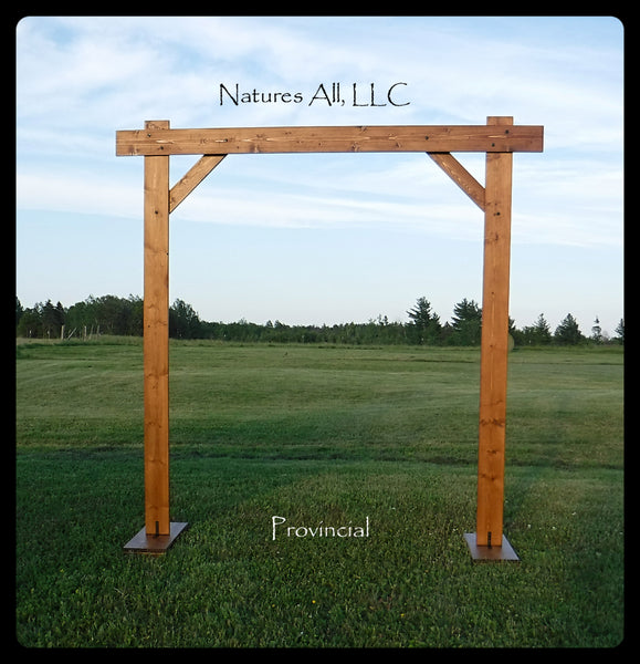 Wedding Arch/Wedding Arbor/Rustic Wedding Arch/Complete Kit/ Indoors Or Outdoors/Country Wedding Backdrop/Provincial/Shipping Included