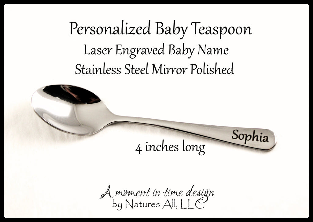 Personalized Baby Spoon. Baby Boy or Girl Spoon With Name, Birth