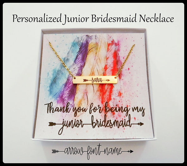 Personalized Junior Bridesmaid Gift/Jr Bridesmaid Thank You/Thank You For Being My Junior Bridesmaid Gift/Gift For Jr Bridesmaid FREE SHIPPING