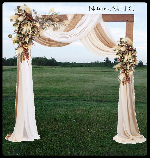 Wedding Arch/Wedding Arbor/Rustic Wedding Arch/Complete Kit/ Indoors Or Outdoors/Country Wedding Backdrop/Provincial/Shipping Included